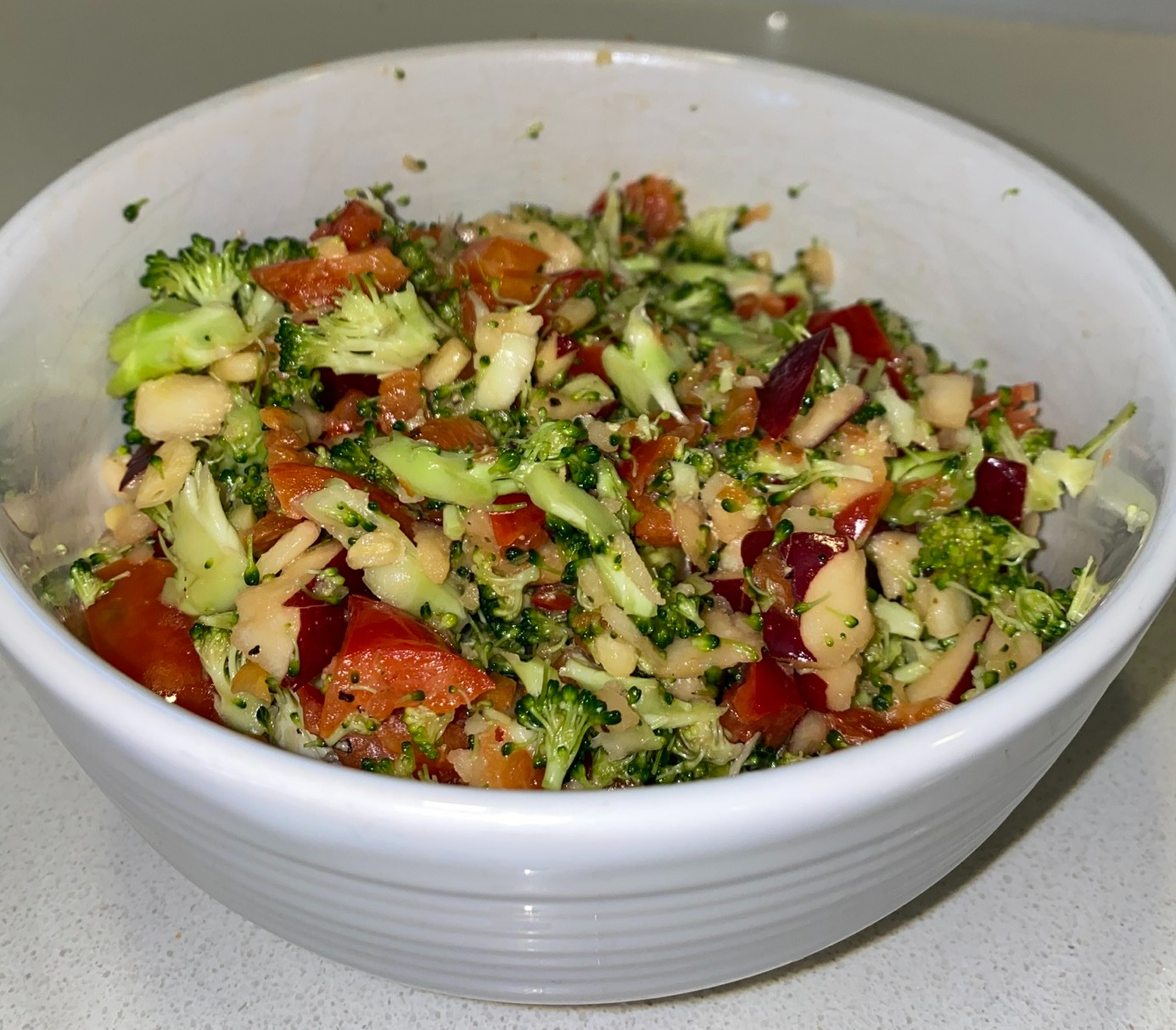 Raw Chopped Veggie Salad