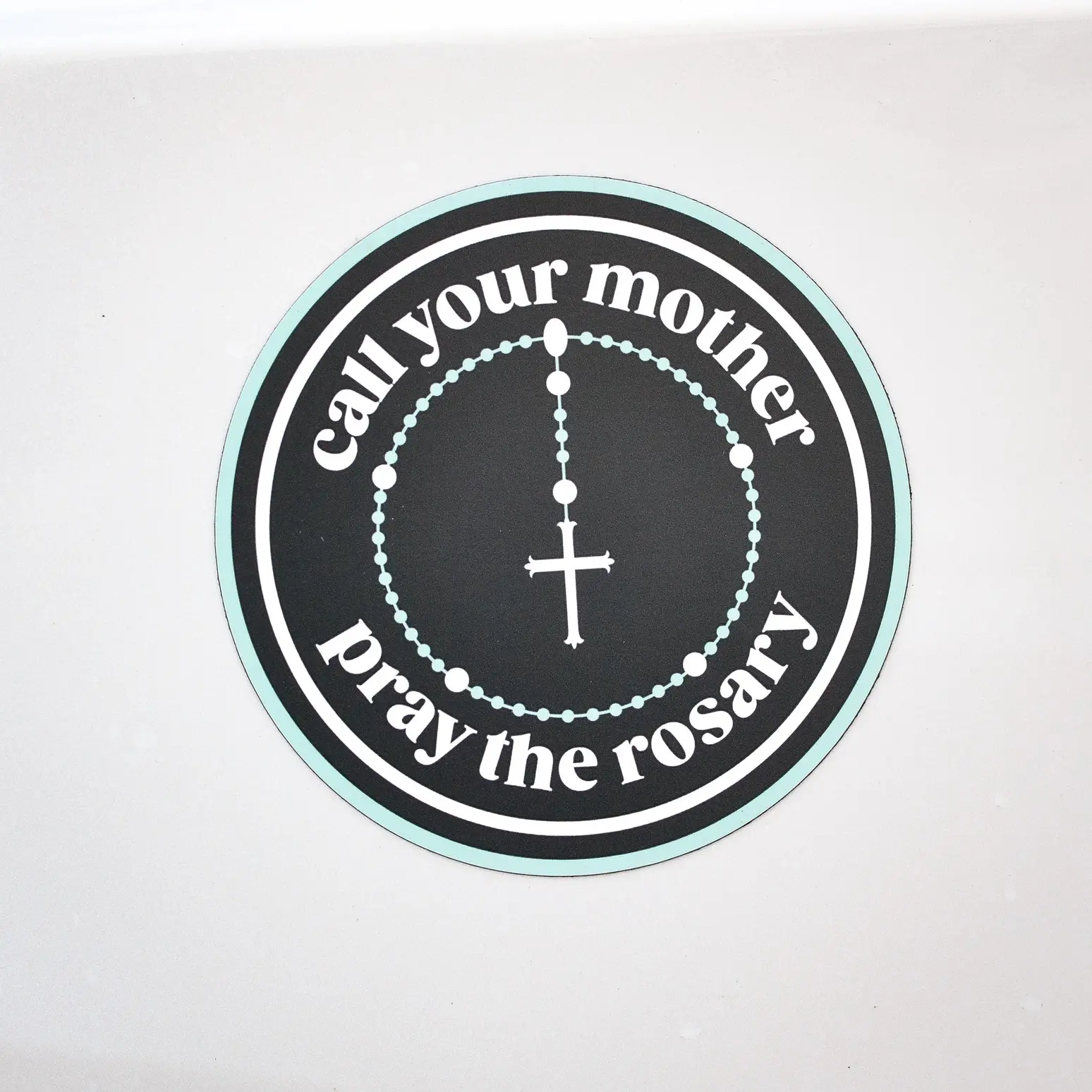 Pray the Rosary Car Magnet