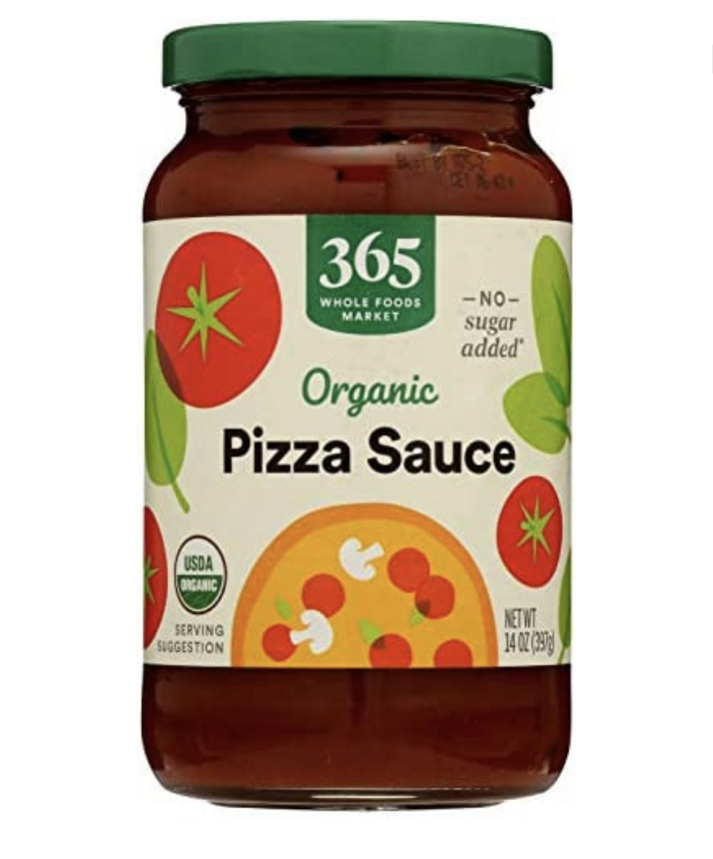 365 organic pizza sauce no sugar added