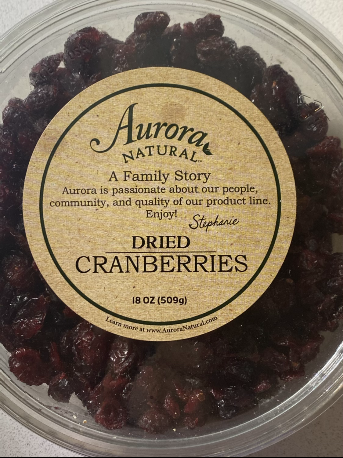 Dried Cranberries