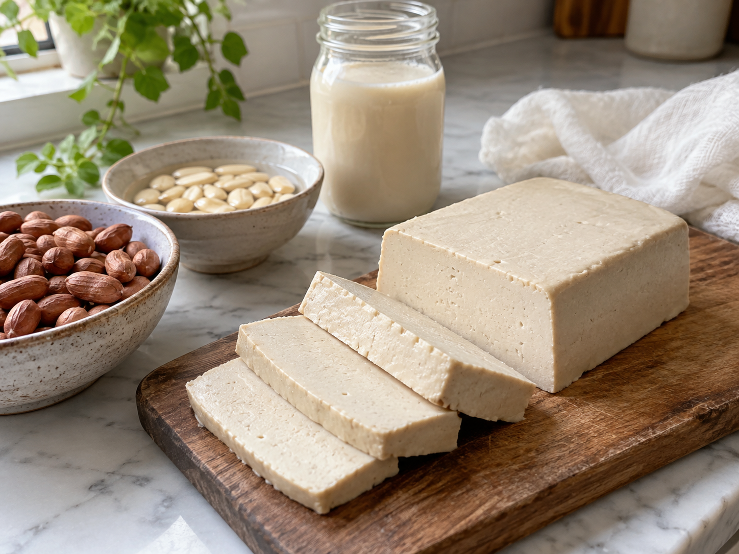 Homemade Peanut Tofu