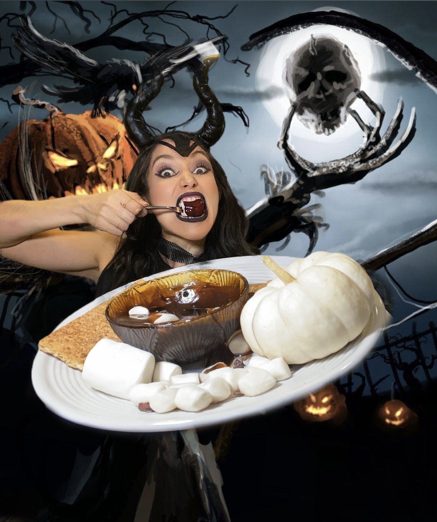 Halloween Chocolate Fondue