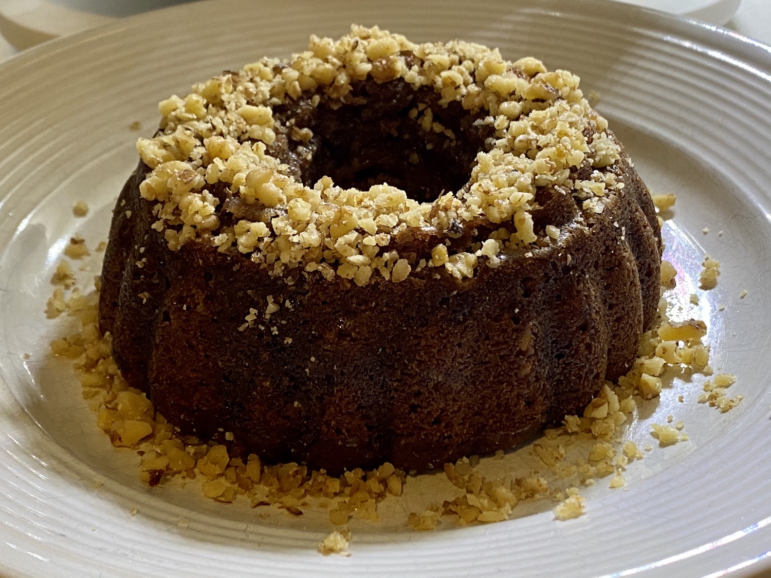 Vegan Walnut Date Cake