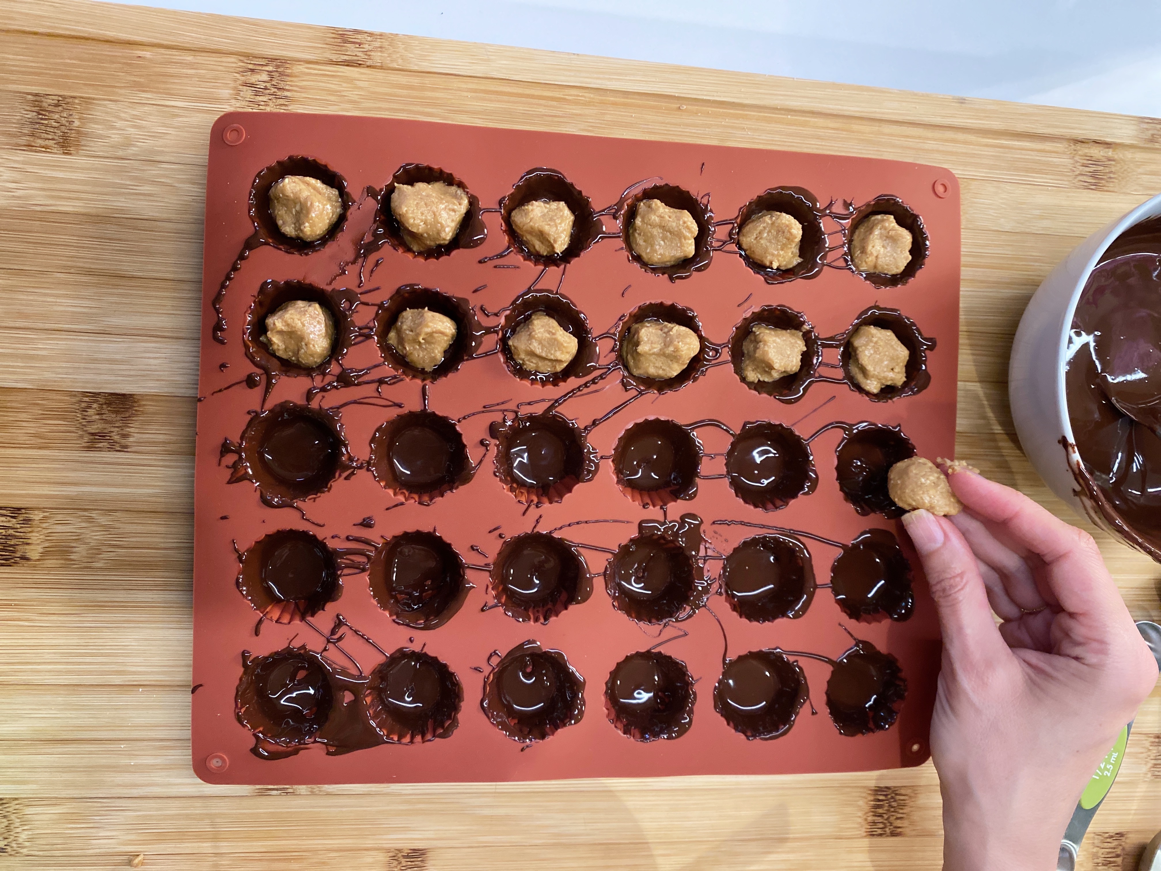 Homemade Reese's peanut butter cups 