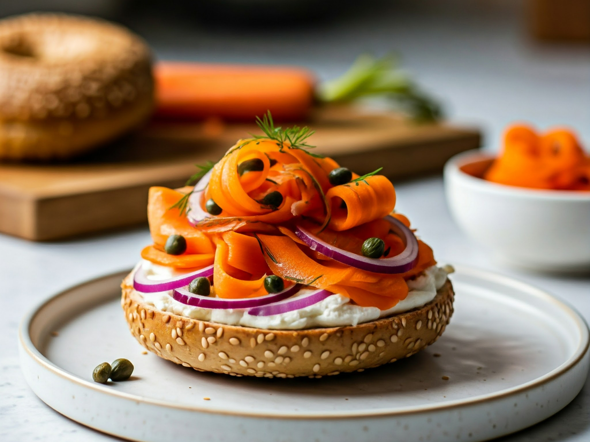 carrot salmon vegan recipe