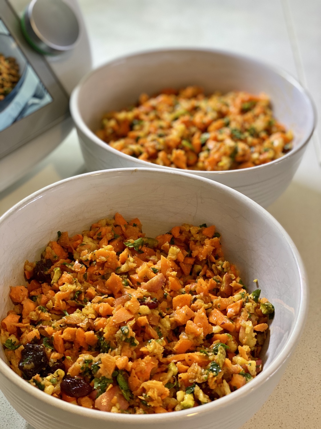 Raw Spiced Carrot Salad
