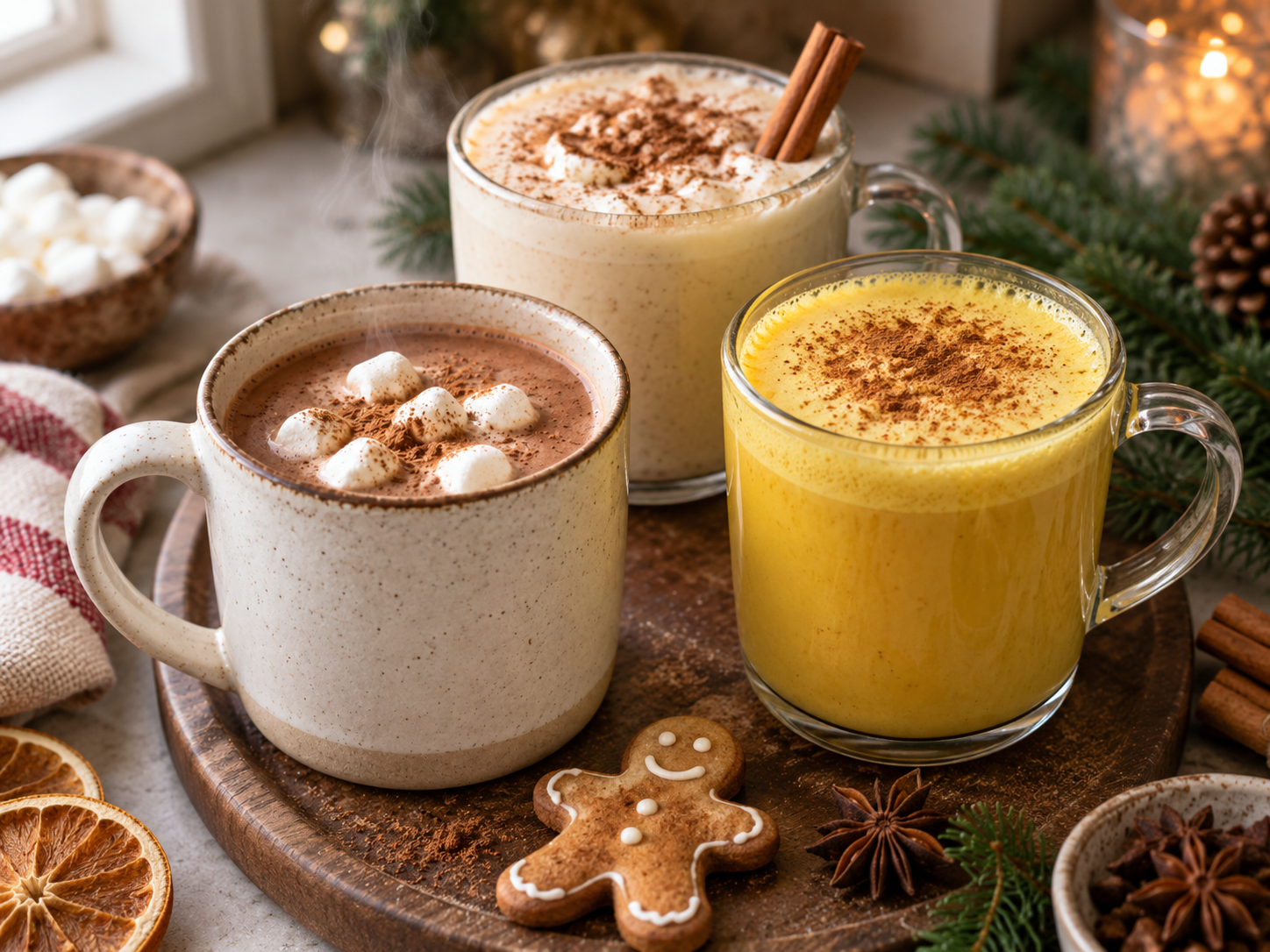 Three Festive Vegan Holiday Drinks