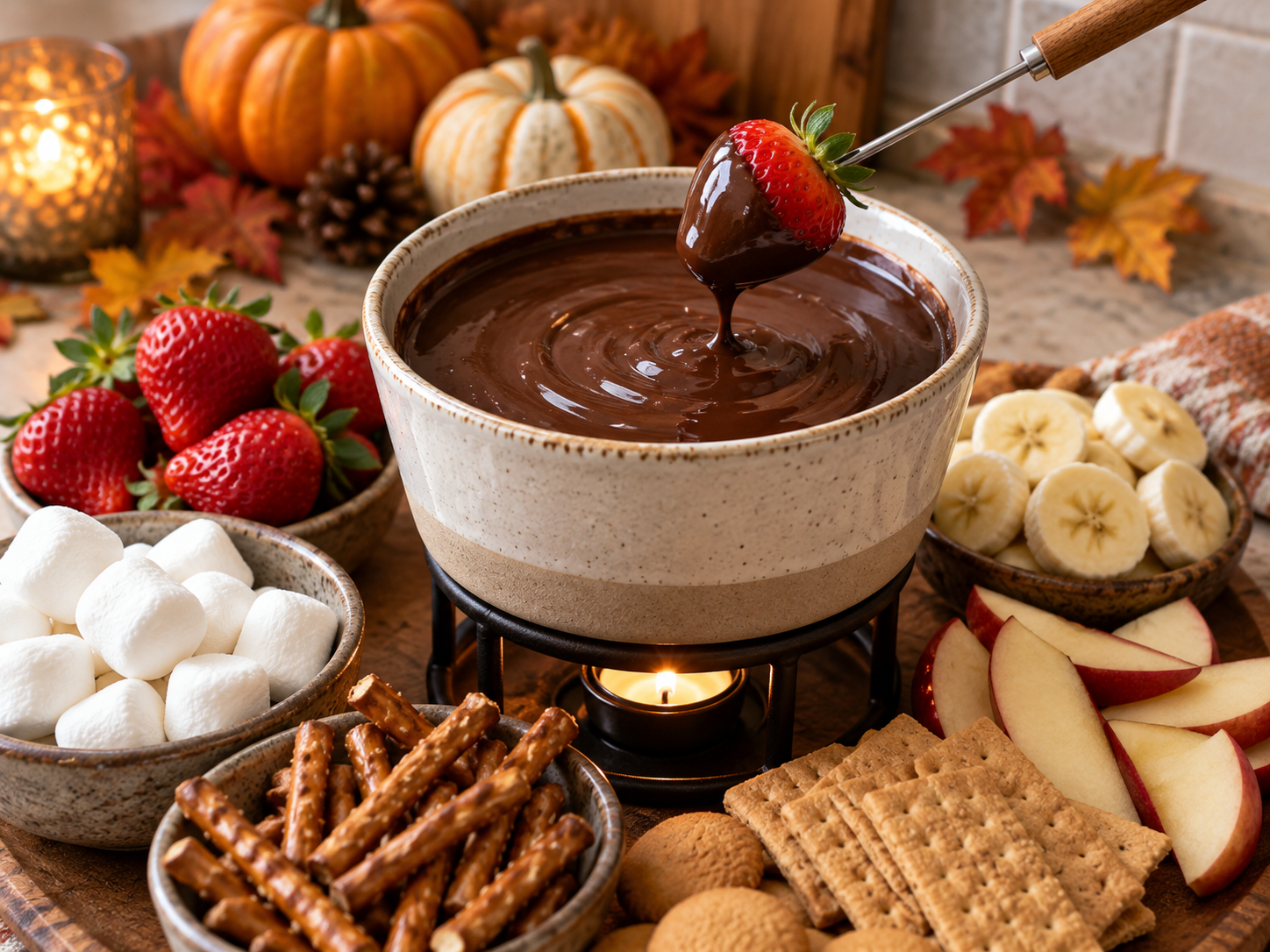 Vegan Chocolate Fondue