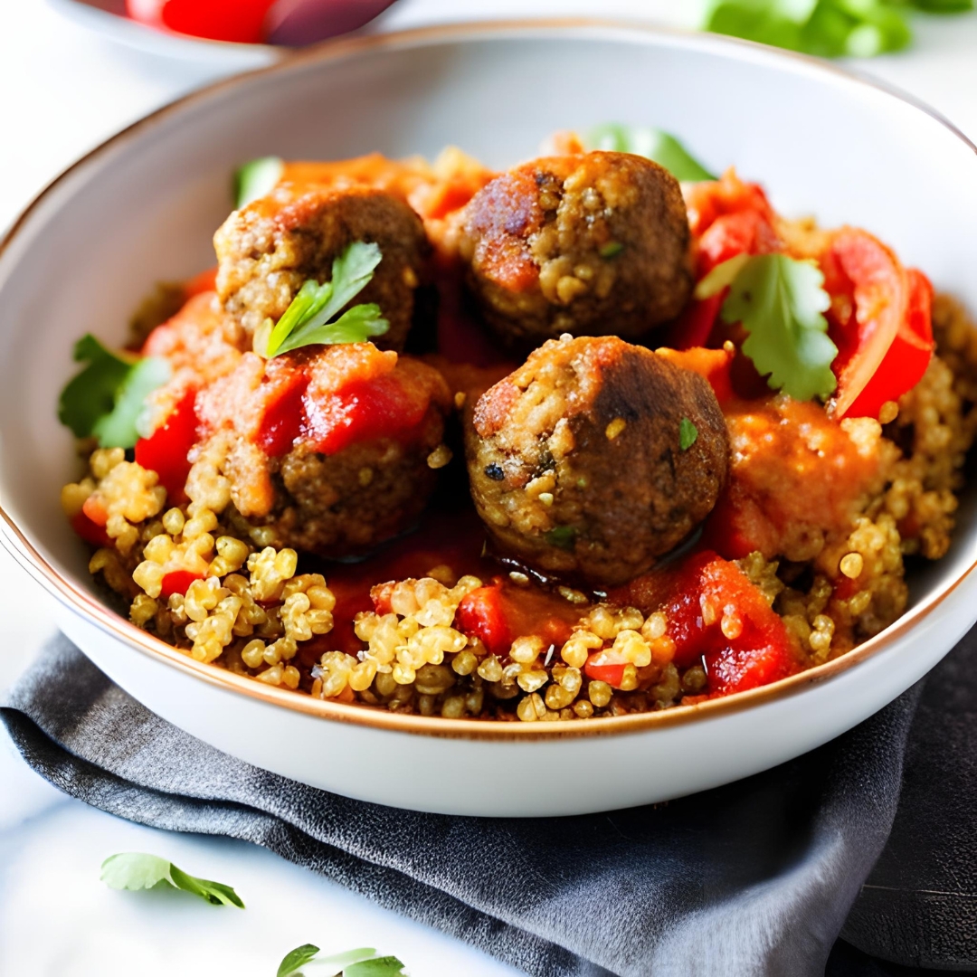 lentil-quinoa meatballs