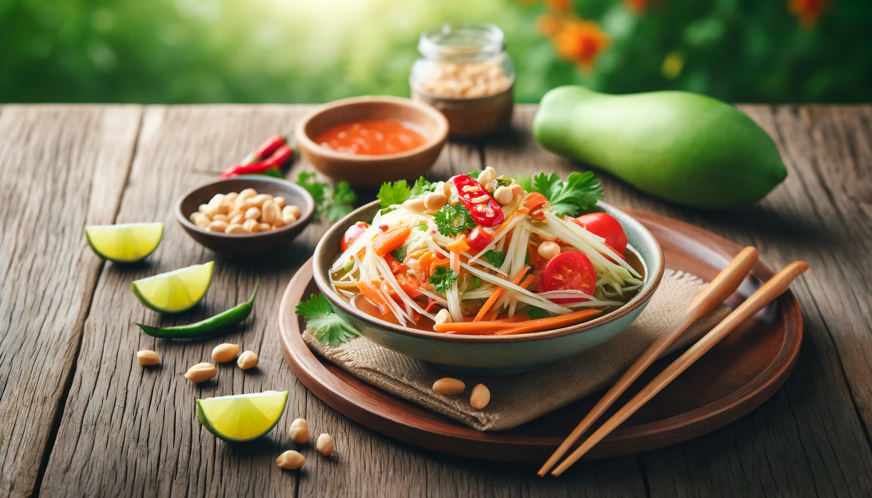 Vegan Thai Papaya Salad