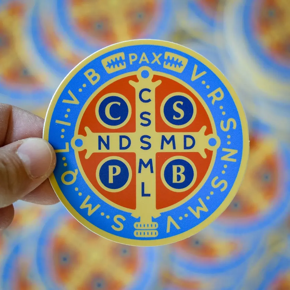 Thumbnail: St Benedict Sticker