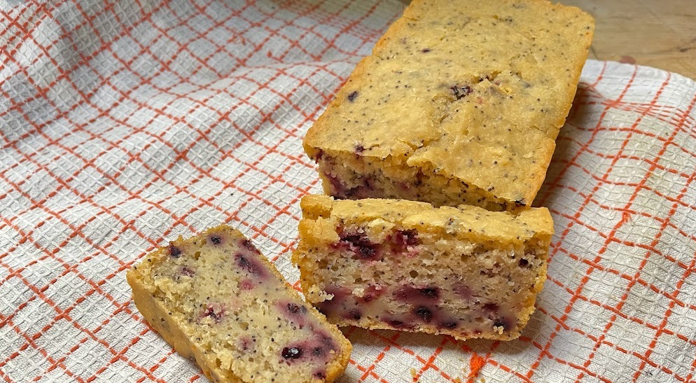 Vegan Lemon & Elderberry Bread