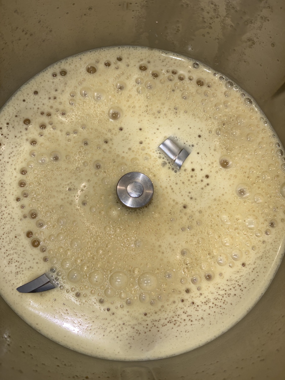 Turmeric Ginger Coconut Latte blended