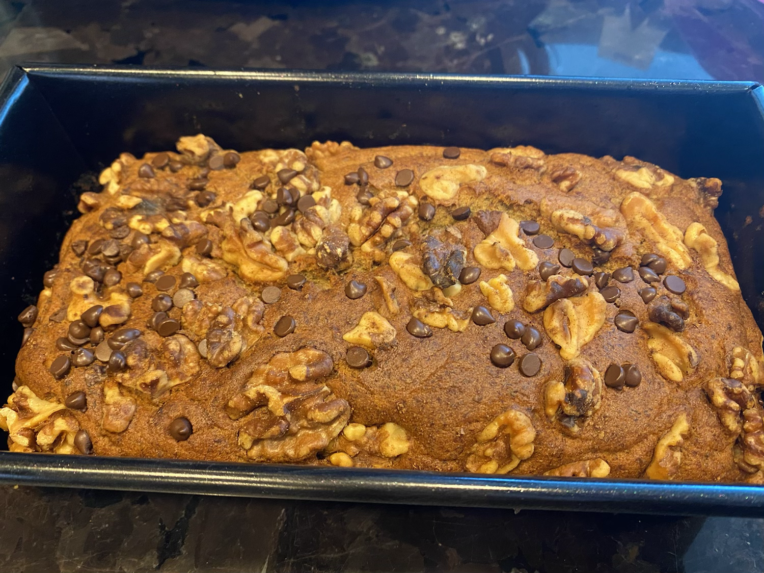 Banana Bread in baking pan
