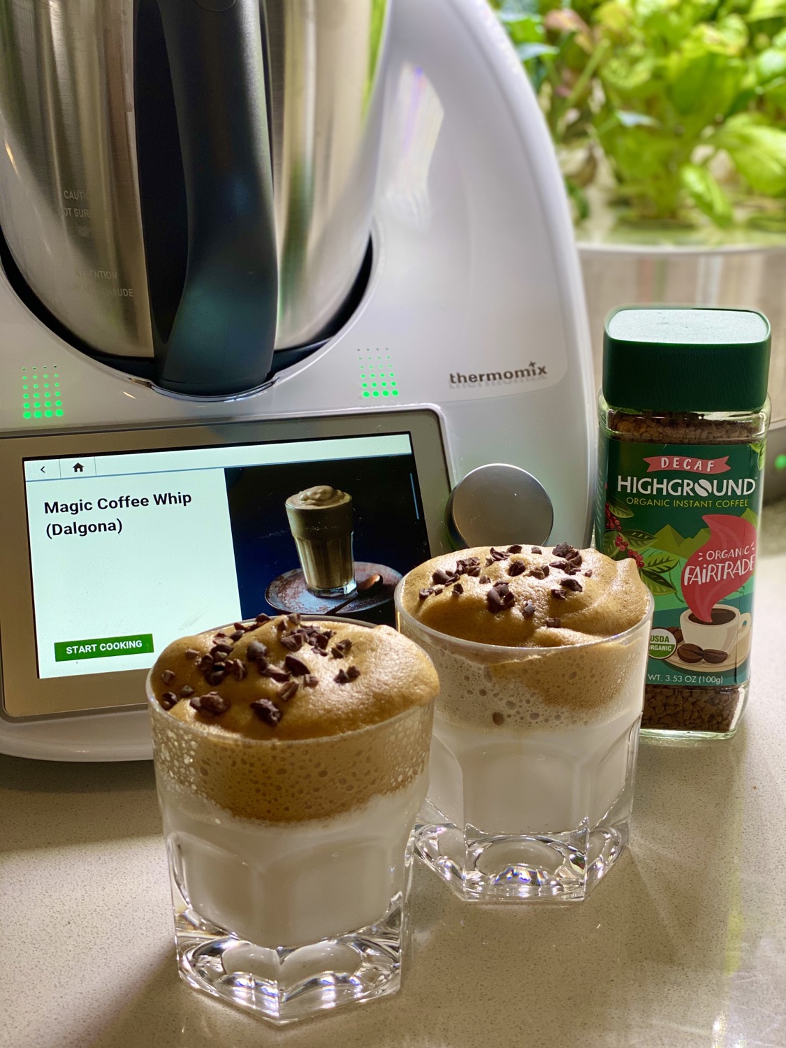 Magic Whipped Coffee finished