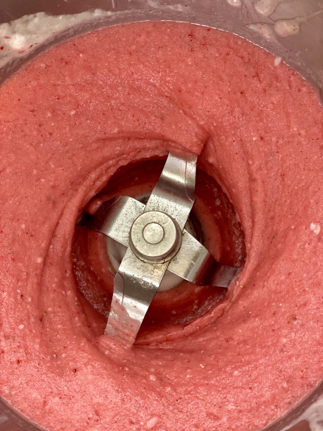 homemade strawberry ice cream