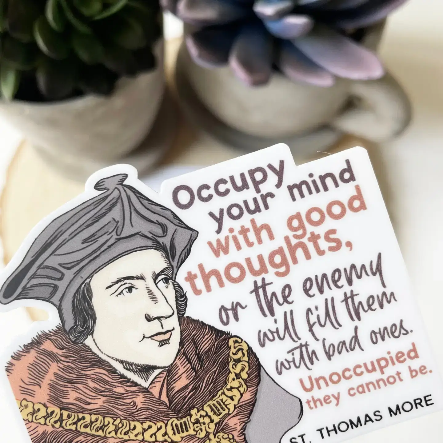 St Thomas More Sticker