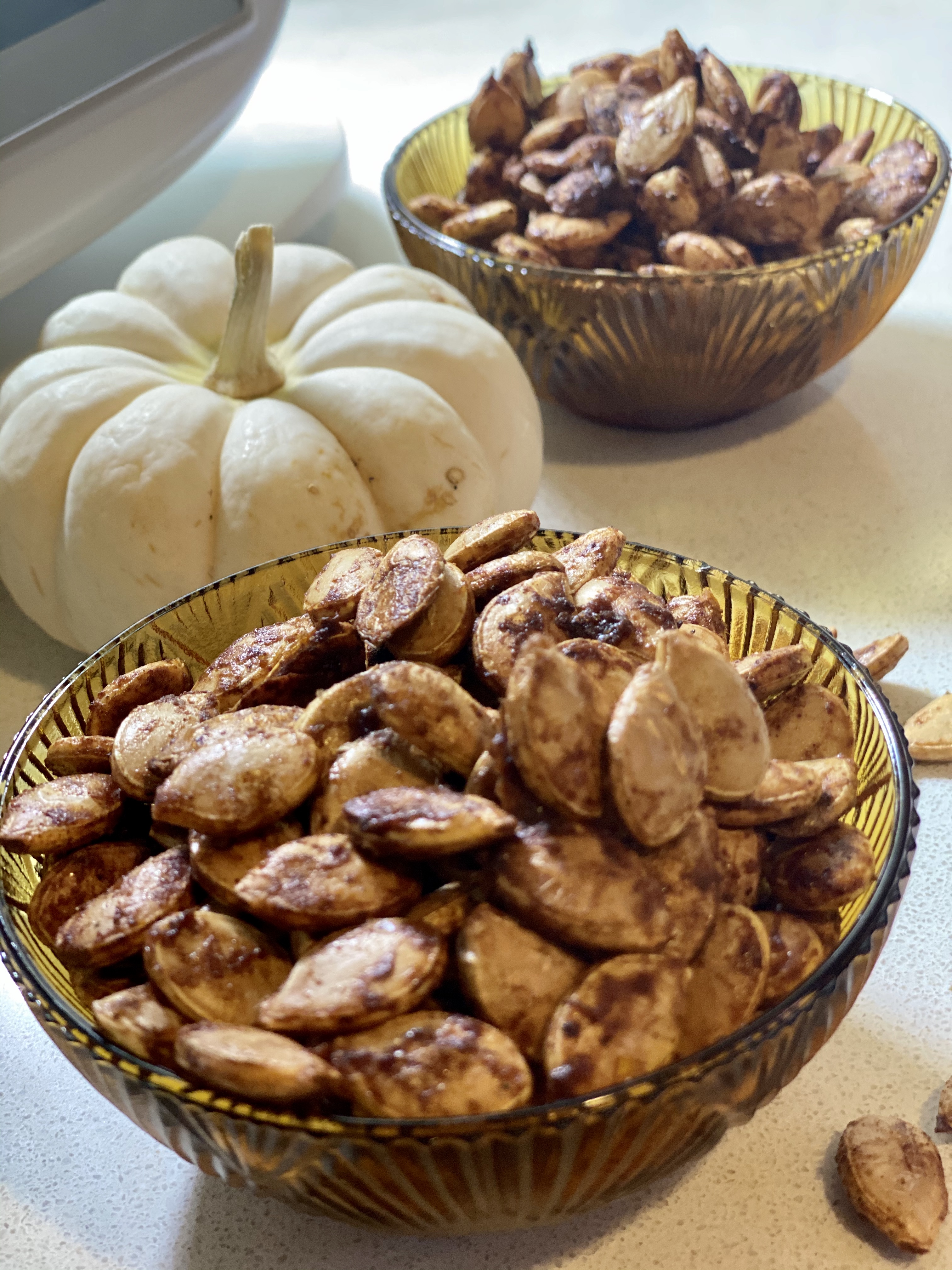 roasted spiced pumpkin seeds