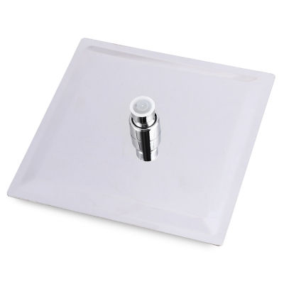 Thumbnail: 8 inch High Pressure Ultra Thin 201 Stainless Steel Square Rain Shower Head