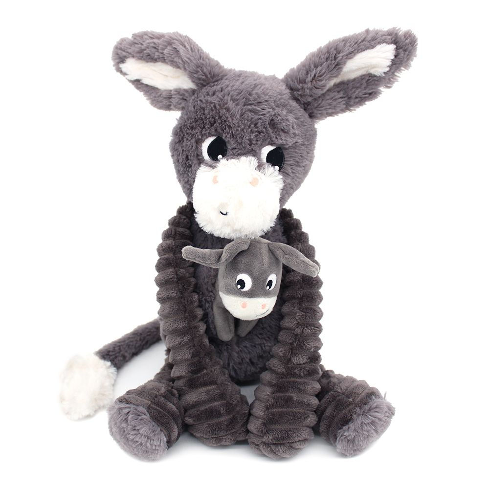 Peluche âne Poitou