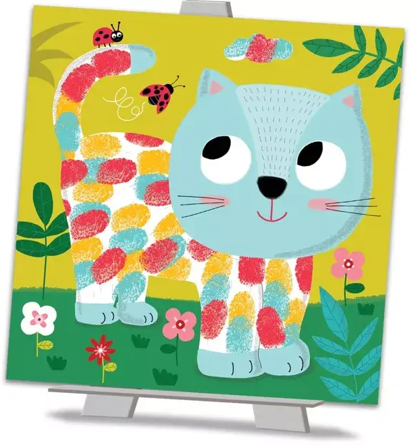 Miniature : Peinture au doigt enfant Adorables compagnons Créa Lign’ – coffret complet