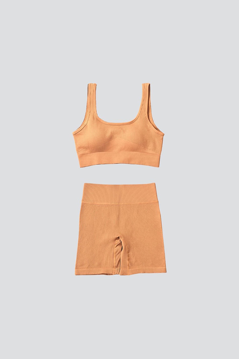 Миниатюра: NIKI Ribbed Short Set  (U - Cut )