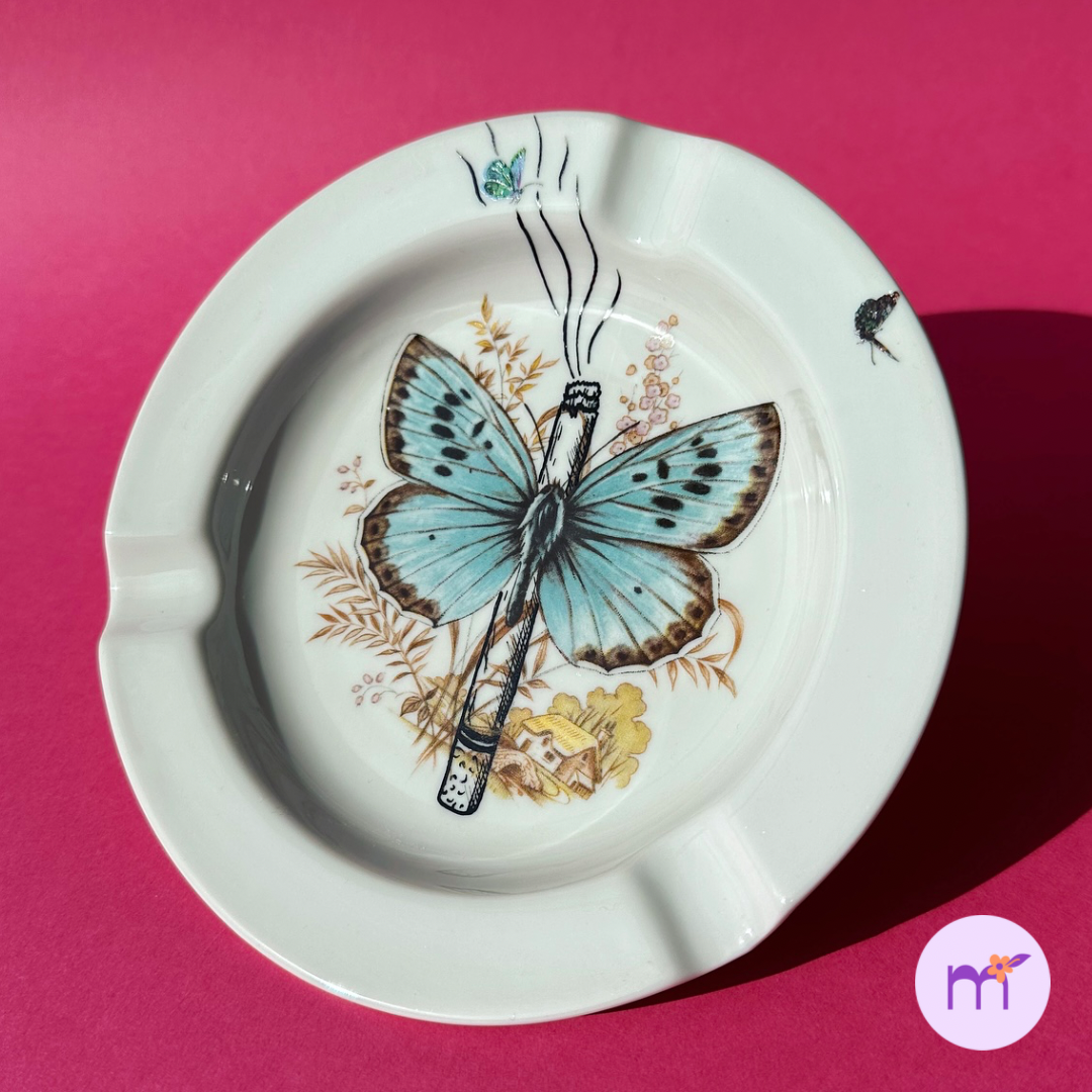 Cendrier " Papillon "