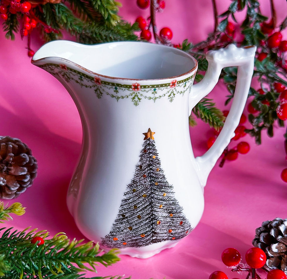 Pot à lait " Sapin de Noël "