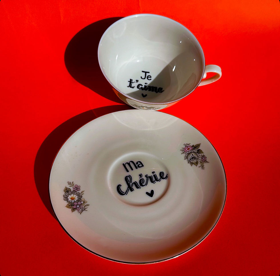 Ma chérie. Je t'aime.