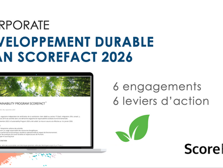 Développement durable, actions ScoreFact 2026