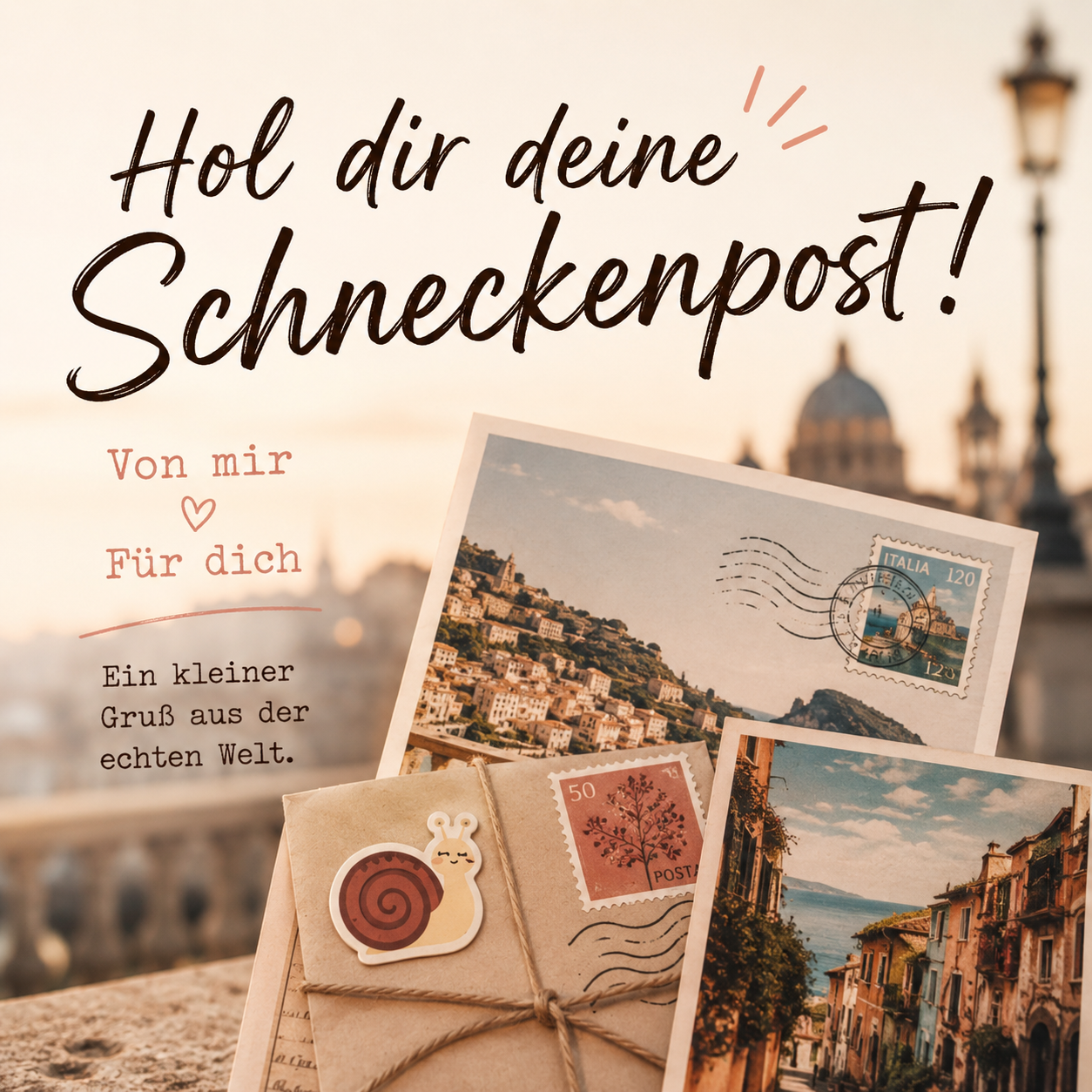 Postkarte – Ein Gruß aus der Ferne