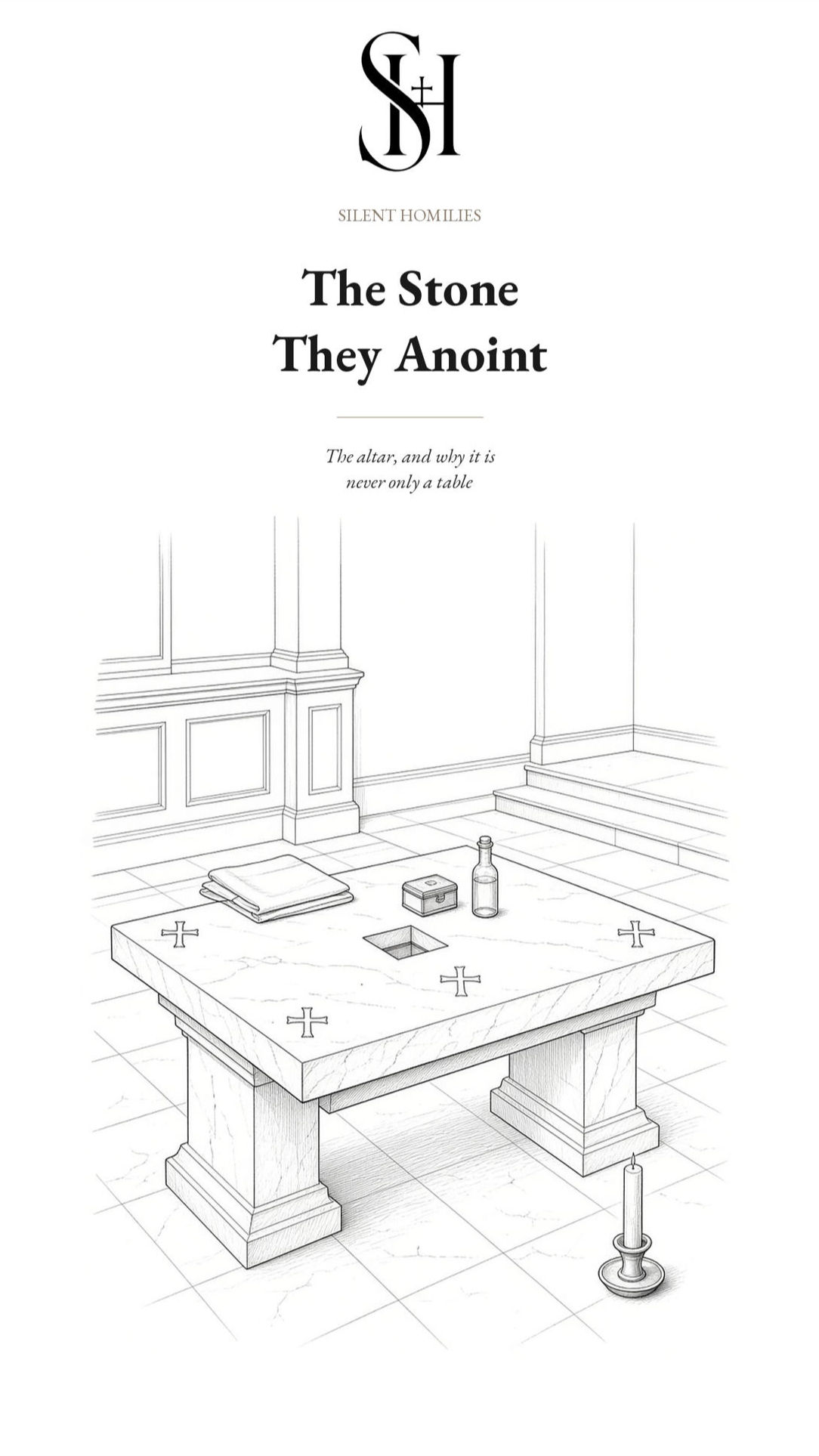 The altar, and why it is never only a table