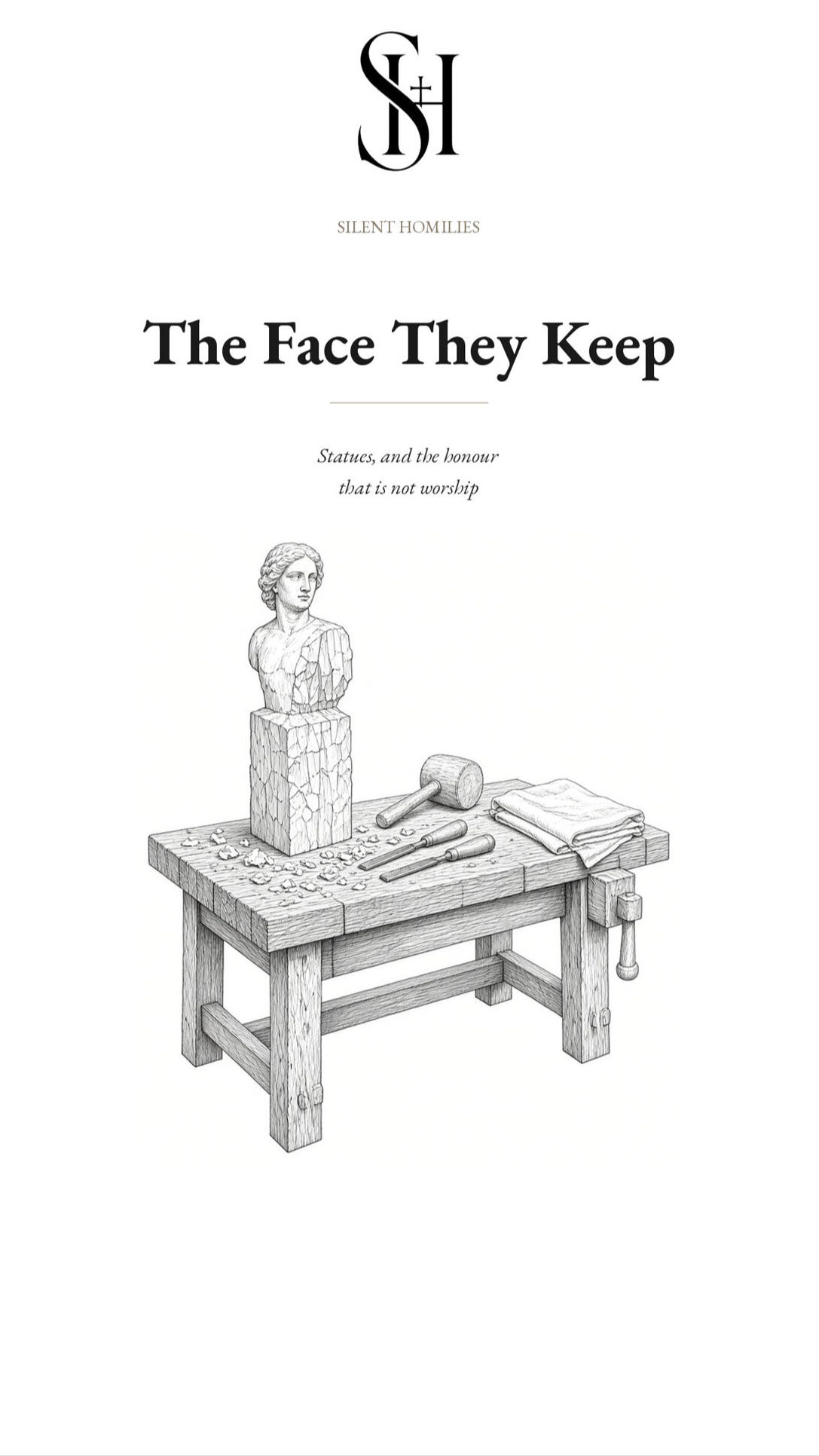 Statues, and the honour that is not worship