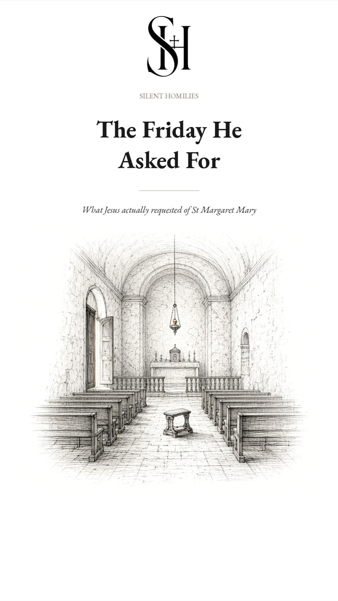 What Jesus actually requested of St Margaret Mary