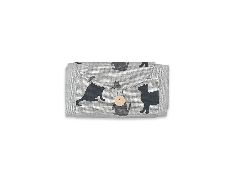 Miniaturbild: Faltbare Leinentasche mit Tiermotiven
