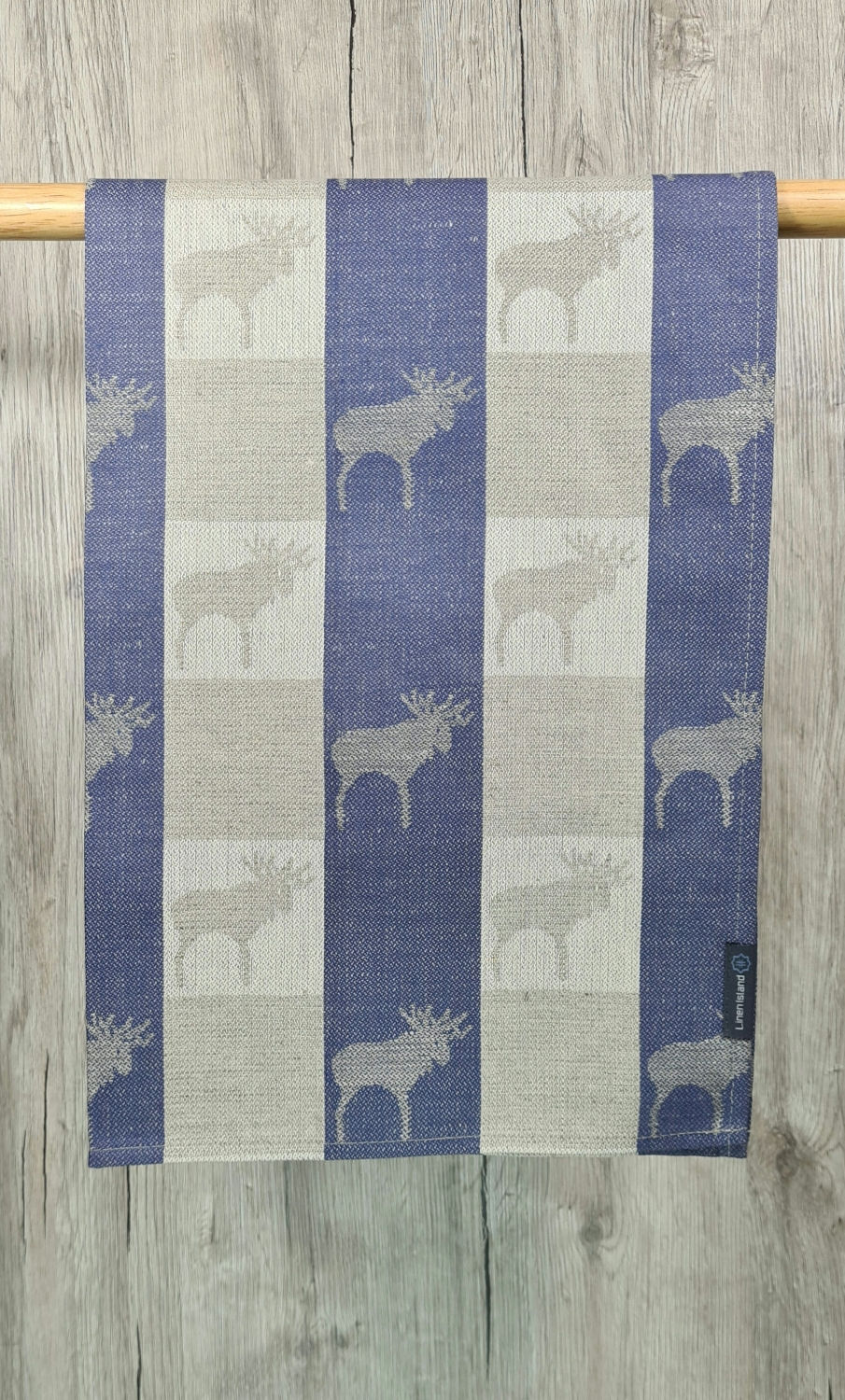 Miniaturbild: Jacquard gewebtes Küchentuch aus Halbleinen