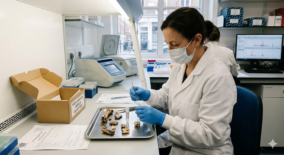 DNA Test with Ashes