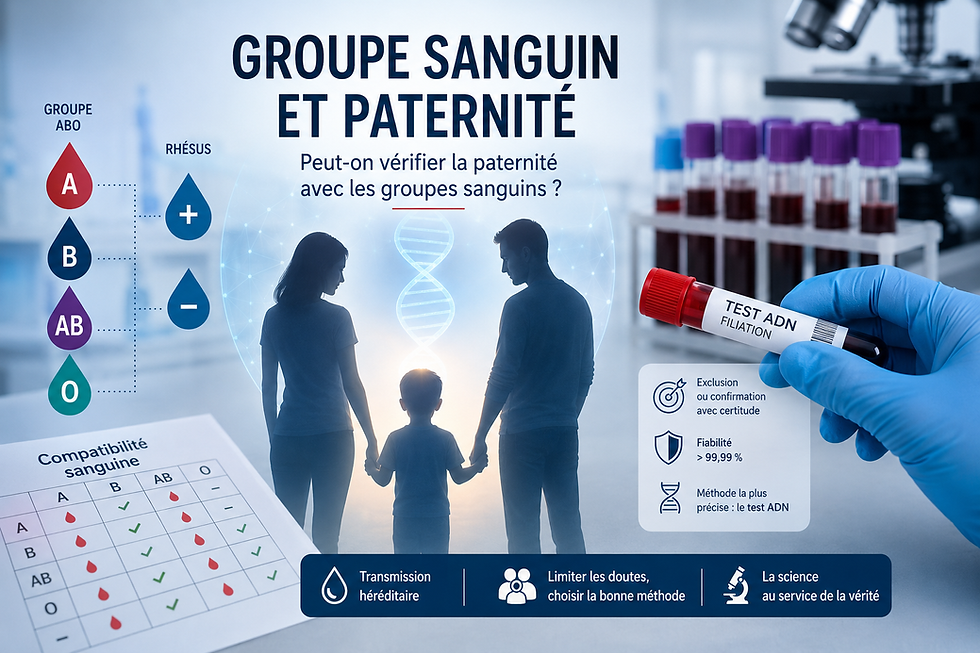 Groupe sanguin et paternité