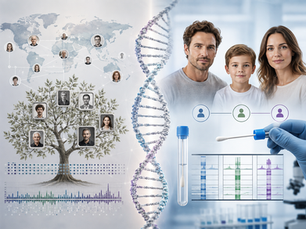 Prueba de ADN genealógica vs. prueba de filiación