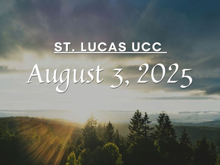 Sermon | August 3, 2025 | Rev. George Miller