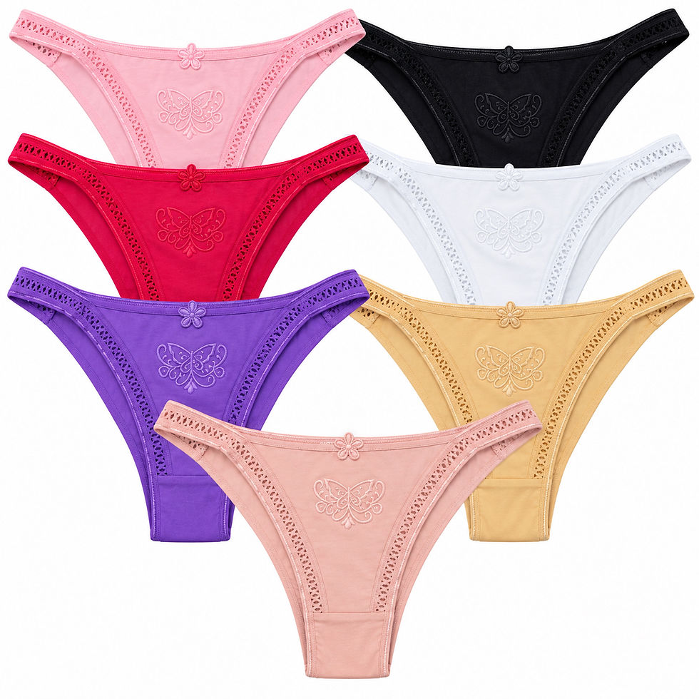 Thumbnail: 12-Pack Women’s Cotton Thong A088