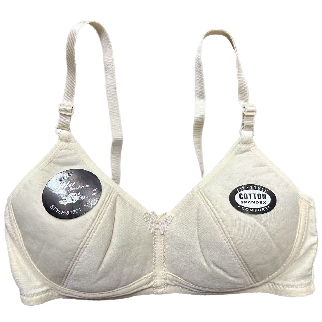 Girl Wireless Cotton Spaghetti Strap Bra 81601