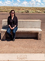 Jayne on Route 66.JPG