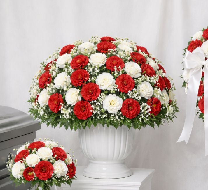Standard Carnation Urn Arrangement