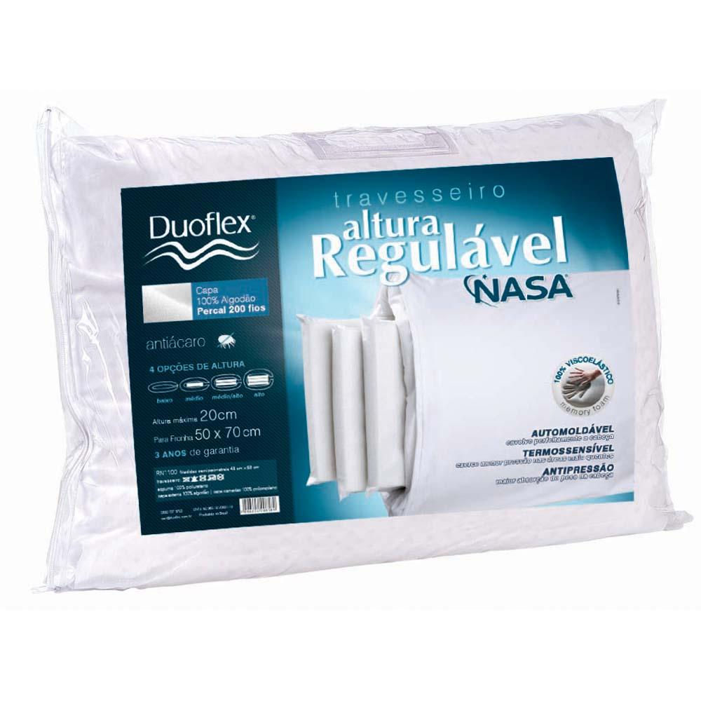 Travesseiro Altura Regulável NASA - Duoflex