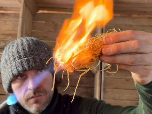 How To Make Natural Beeswax Firelighters From Old Brood Frames