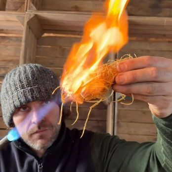 How To Make Natural Beeswax Firelighters From Old Brood Frames