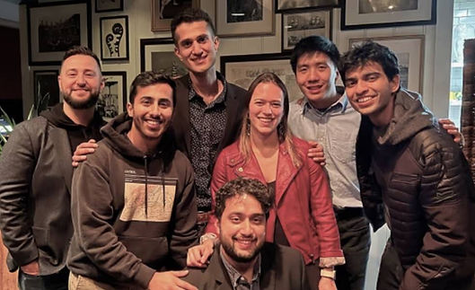 The Cortex team celebrating together after building their remote-first startup.