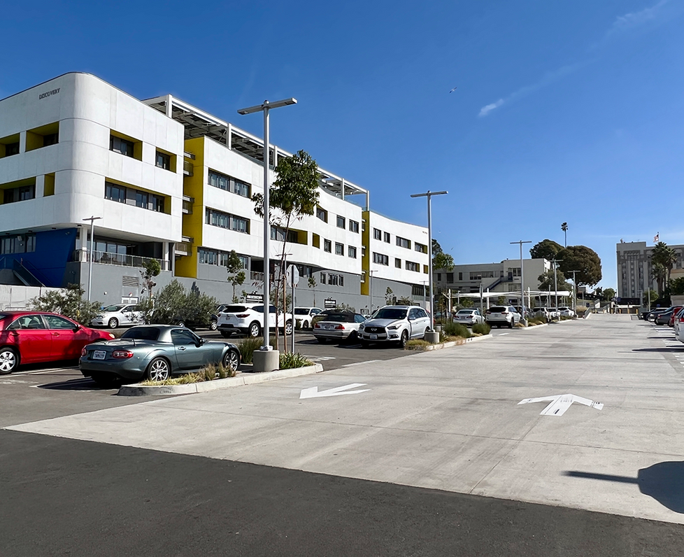 Samohi Discovery Parking Lot 