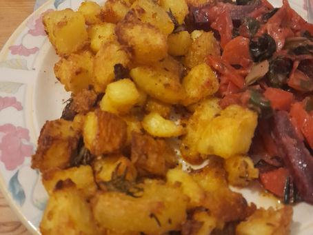 Röstkartoffeln mit Knoblauch